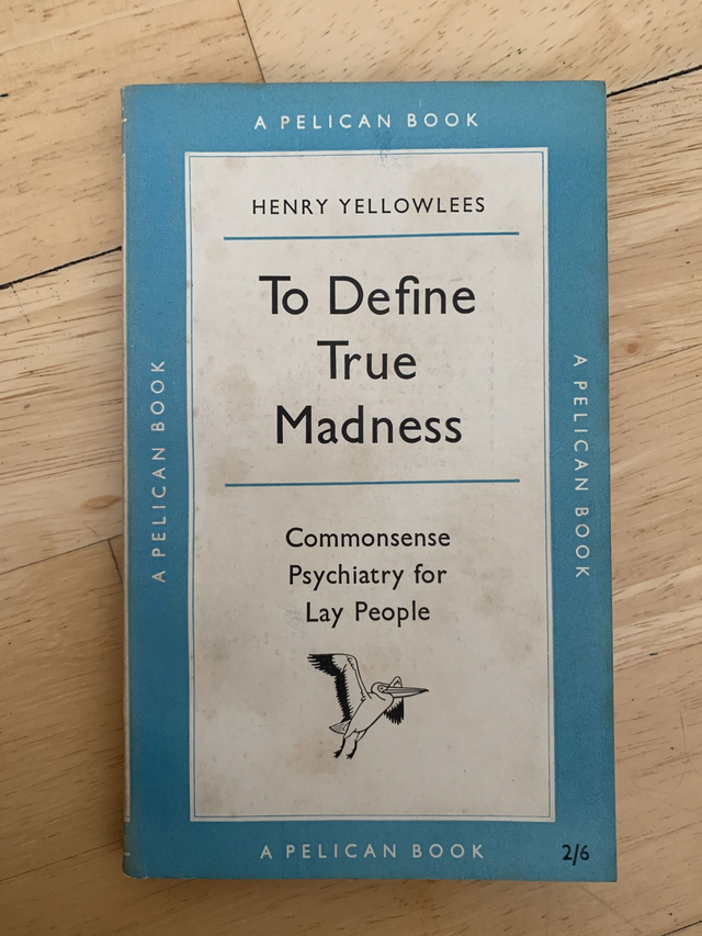 To Define True Madness: Commonsense Psychiatry for Lay People 