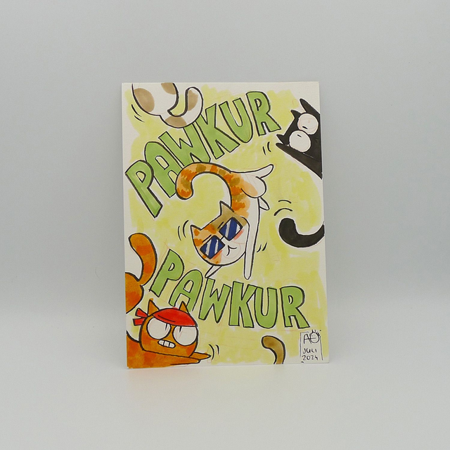 Original Art - PAWkur PAWkur - 14x20,5cm - only one available  