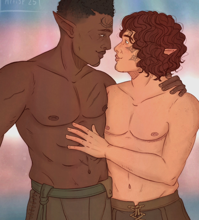 Dragon Age - Davrin &amp; Rook Trans Pride Print-P55