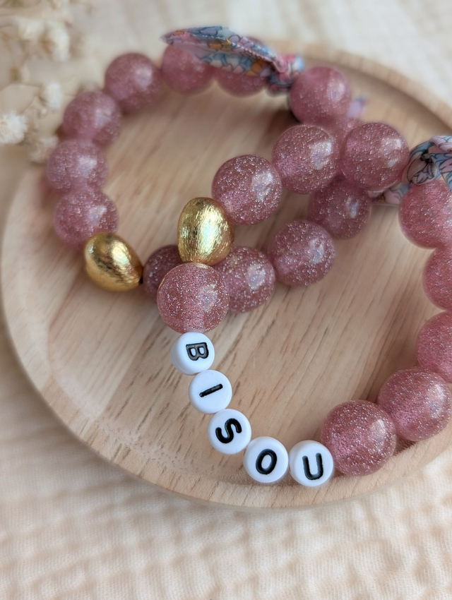 Bracelet Liberty Glowy Rose Adulte/enfant