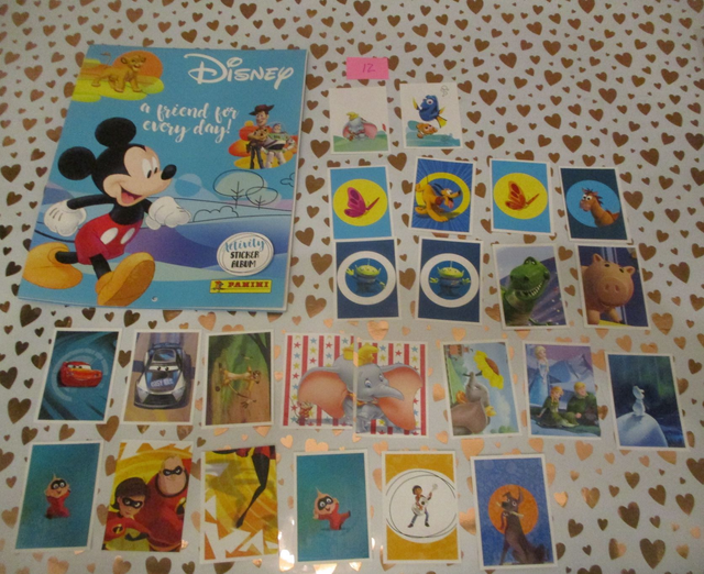 Disney EMPTY Sticker Book &amp; Selection Of Stickers (12)