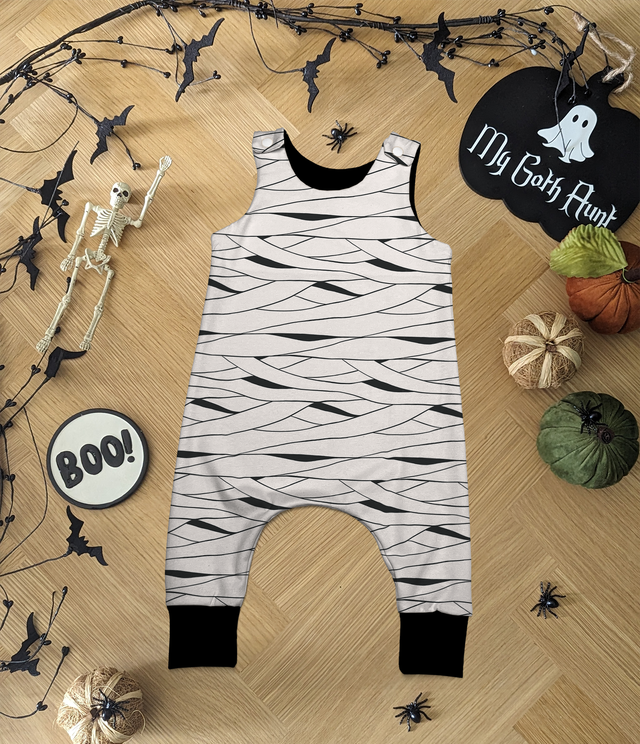 Mummy Print Childrens Romper