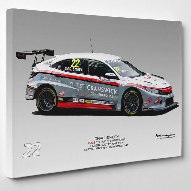 C220703 Honda Civic Type-R FK7 TCRUK22 RestartRacing #22 Chris SMILEY KDUKE BRAH