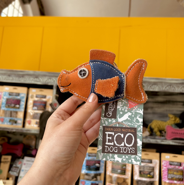 Green & Wild’s Goldie the Goldfish, Eco Cat & Dog Toy