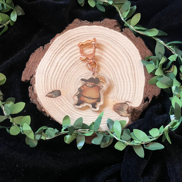 Llavero Gato // Aceituna