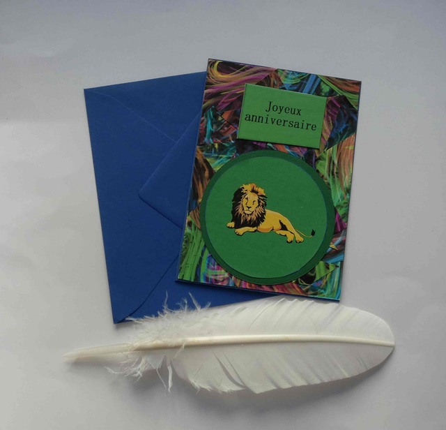 Le lion d&#039;anniversaire