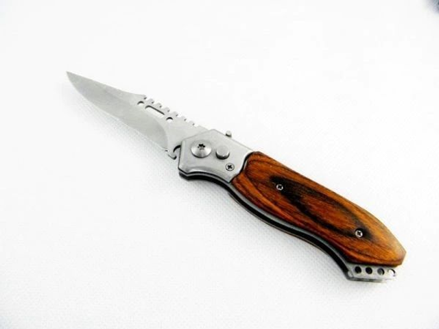 Couteau de poche pliant à ressort latéral ouvert 20 cm