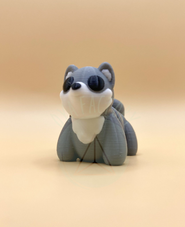 Porte-clés mini Loup articulé