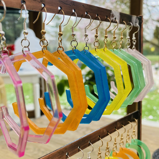 Boucles d'oreilles California Créole Octo