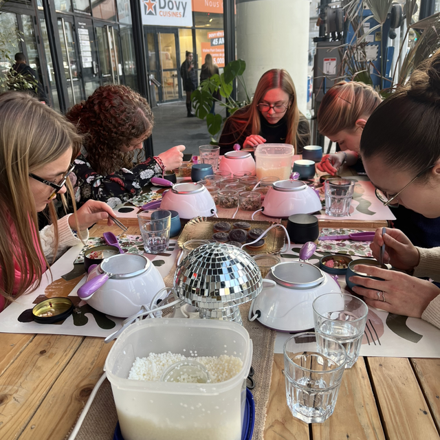 Atelier Création Bougie parfumée fleurie