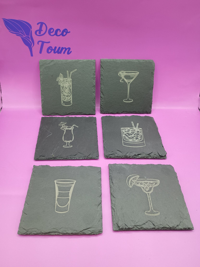 Sous verre (Lot de 6)