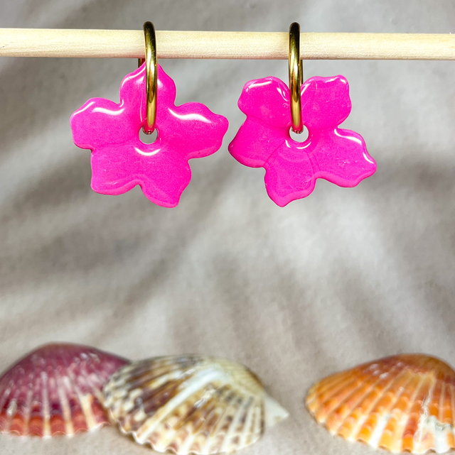 Lys rose fushia (sans créoles)