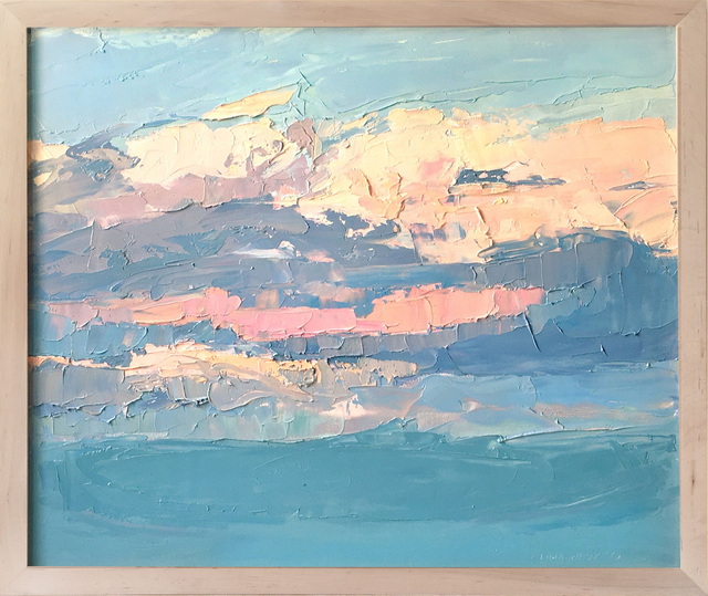 Etiuda V - średniej wielkości obraz olejny