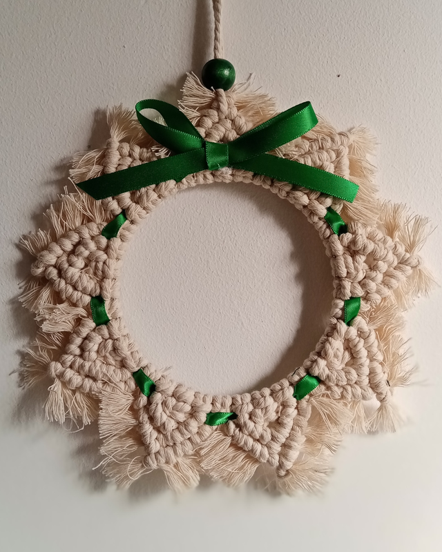 Couronne en macramé