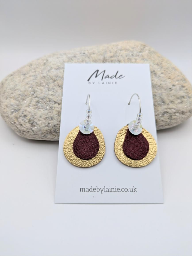 Orchid Hoop Earrings (2)