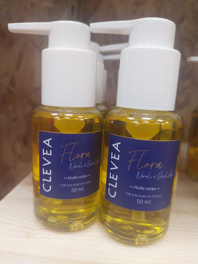 CLEVE_014 HUILE CORPS FLORA 50ML