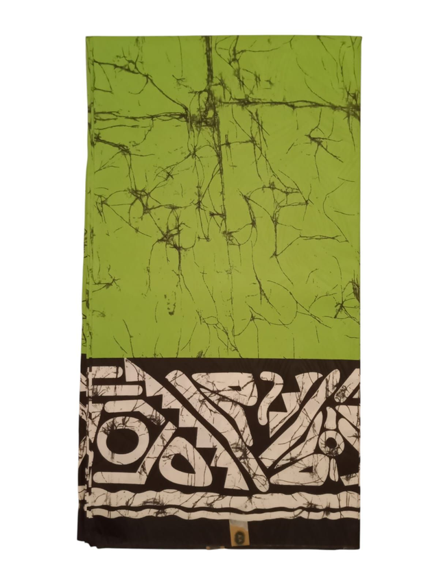 "Bazin Vert Sagesse" Tissu Africain – 6 Yards (≈ 5,48 m) – Qualité Supérieure