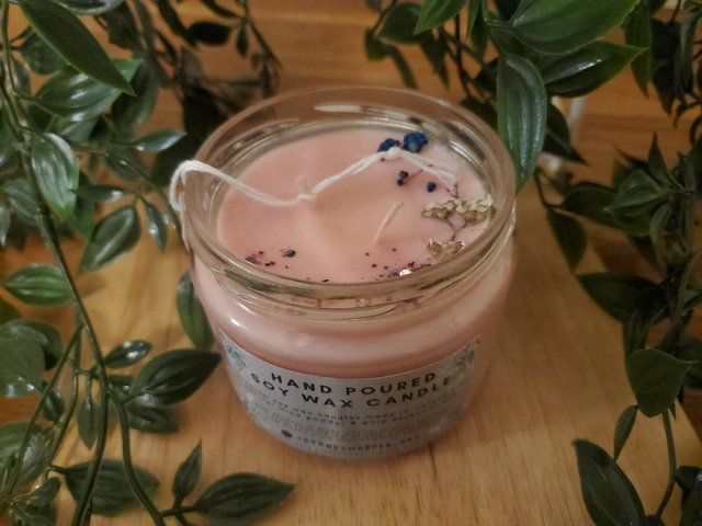 Cocoa &amp; Candycane Soy Candle