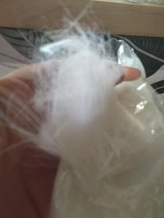 Fibre24002  lapin angora Blanc 10g