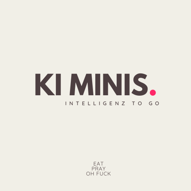 KI MINIS - INTELLIGENZ TO GO - LEVEL 1 (EINSTEIGER)