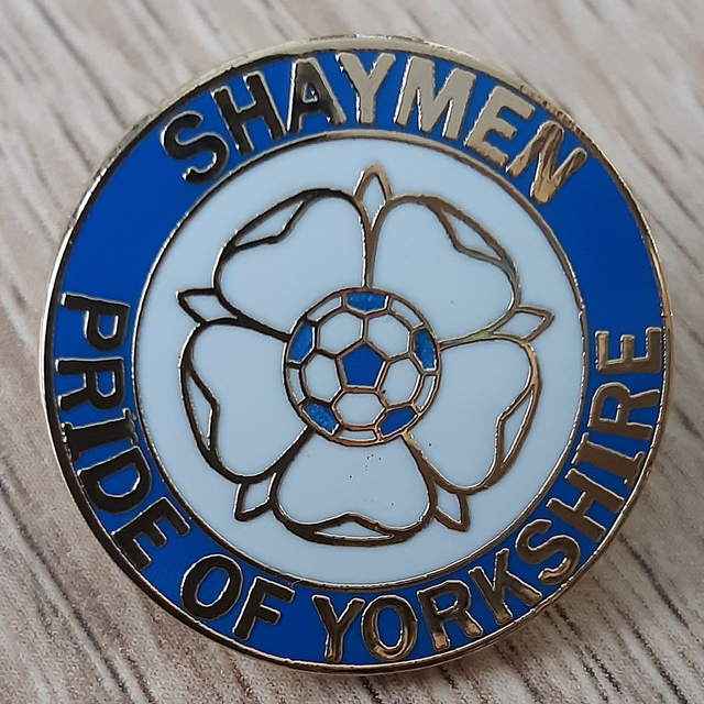 Halifax Town Shaymen Pride of Yorkshire Enamel Pin Badge 