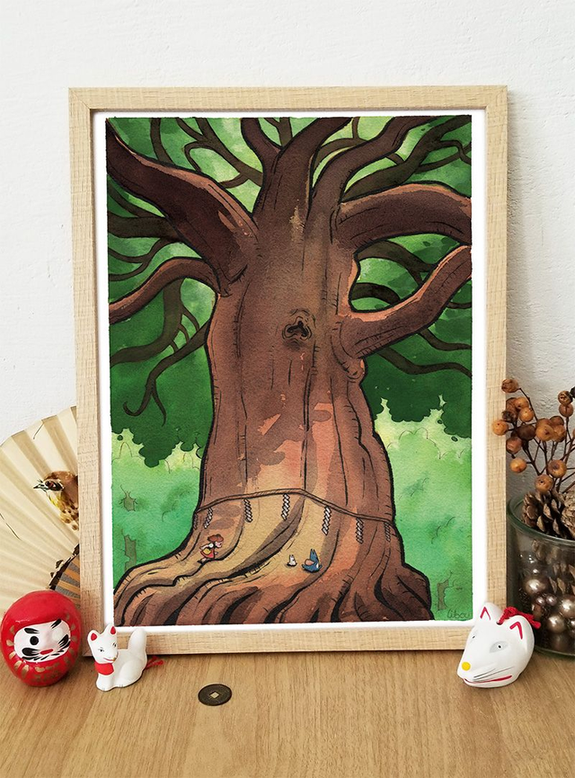 Poster | Arbre géant de Totoro
