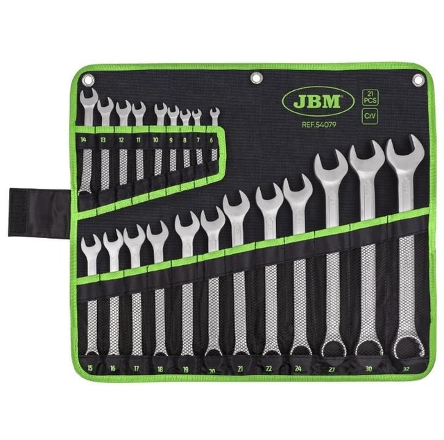 SET DE 21 LLAVES COMBINADAS JBM