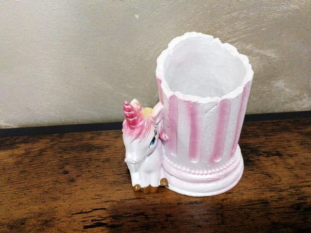 Pot à crayon licorne 