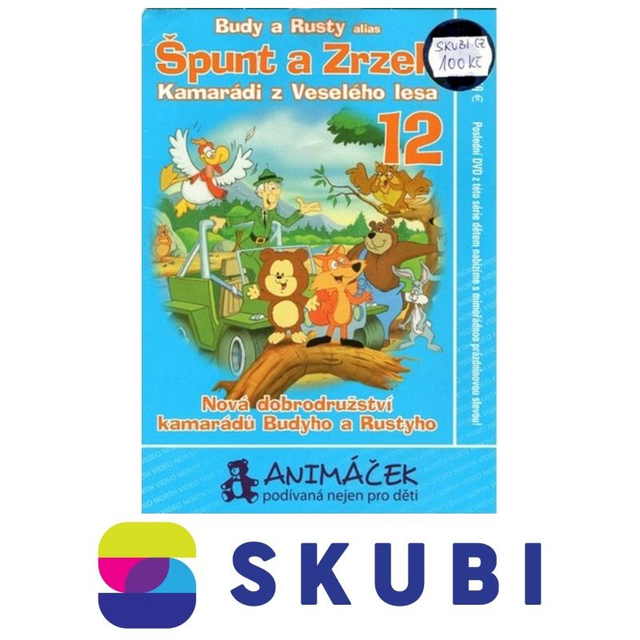 DVD Budy a Rusty alias Špunt a Zrzek 12 - Kamarádi z Veselého lesa - Nová dobrodružství kamarádů Budyho a Rustyho