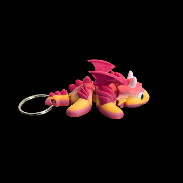 Pink / Orange Dragon Flexi Buddy 