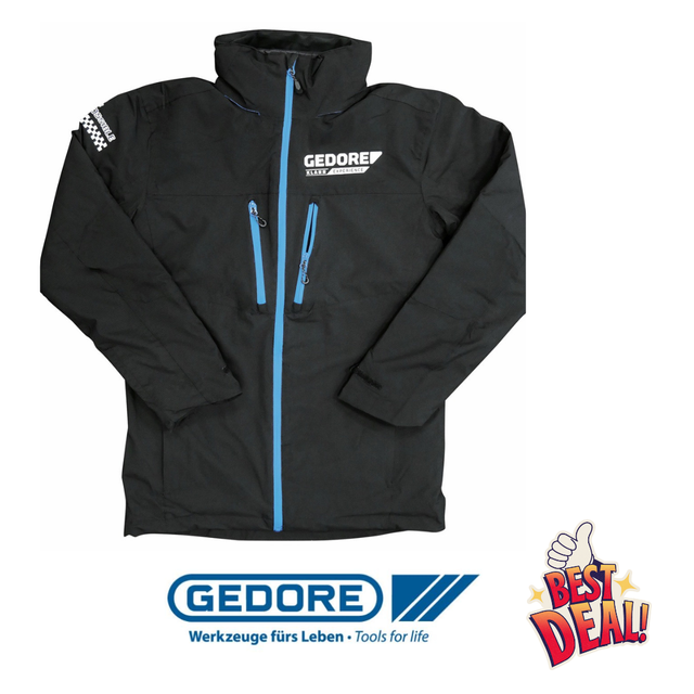 WIND-/REGEN-/THERMOJACKE 3IN1, SCHWARZ, S KLM-0902-S