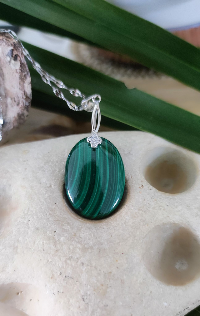 Pendentif Malachite