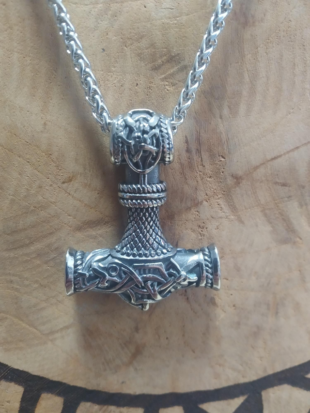 Collier marteau viking acier inoxydable 