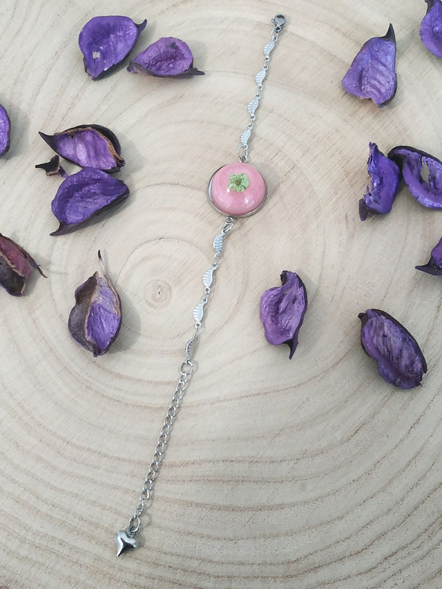 Bracelet dôme Aubépine Epineuse colorée