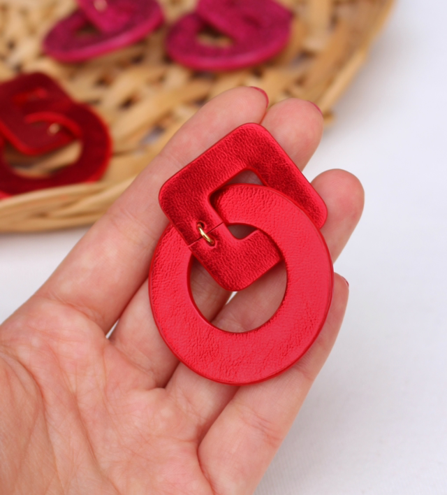 Alix • rouge métallisé