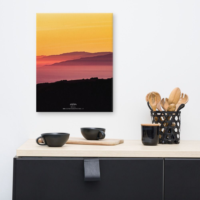 Canvas sunset landscape