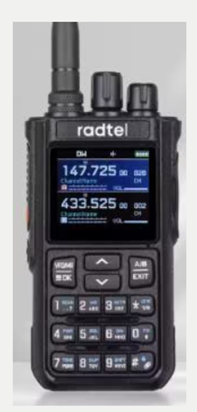 Radtel RT-900 Portofoon / Marifoon met 8 Watt en Bluetooth