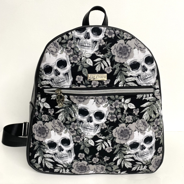 Skull and Roses Backpack 