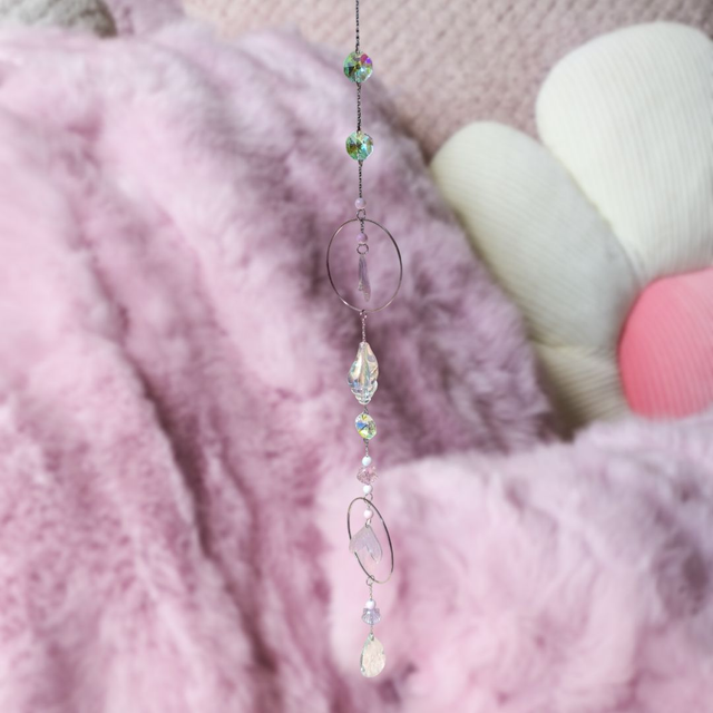 Sun Catcher - Sirène rose et mauve