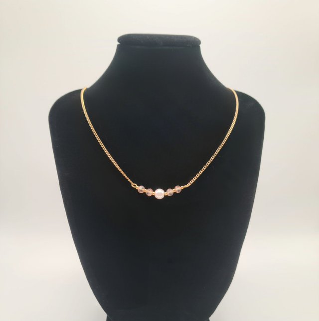 Victoria rose/doré (Collier)