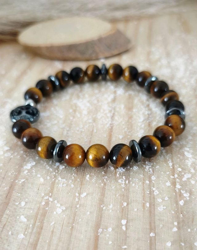 Bracelet "Protection" Oeil de tigre 