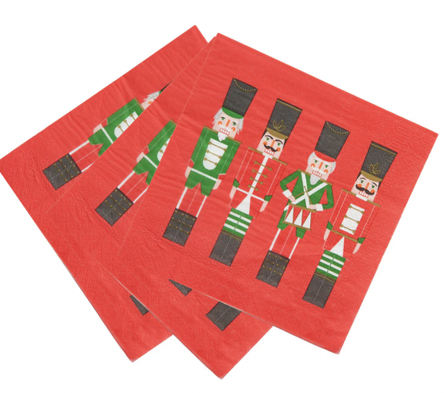 Christmas Nutcracker Napkins - pack of 20