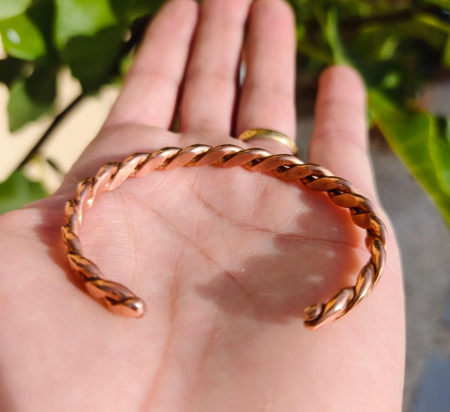 Bracelets en Cuivre Pur Tressé - Mixte