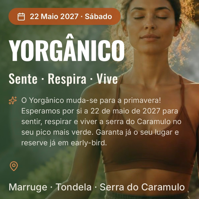 22/05/2027-YORGÂNICO - FESTIVAL DE BEM-ESTAR 