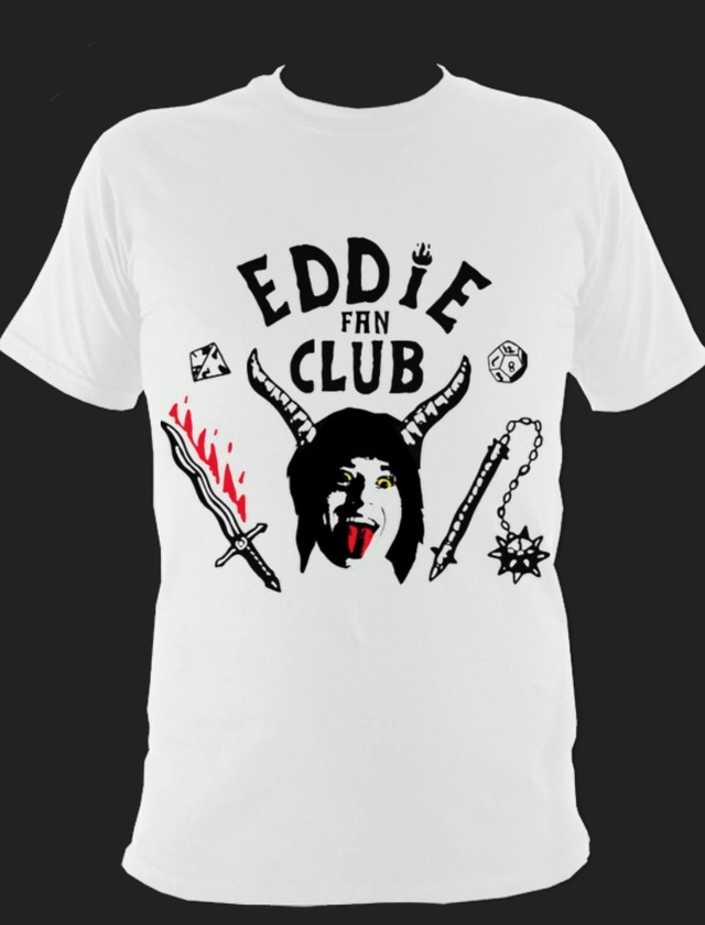 Stranger Things Eddie Munson Fan Club T-shirt