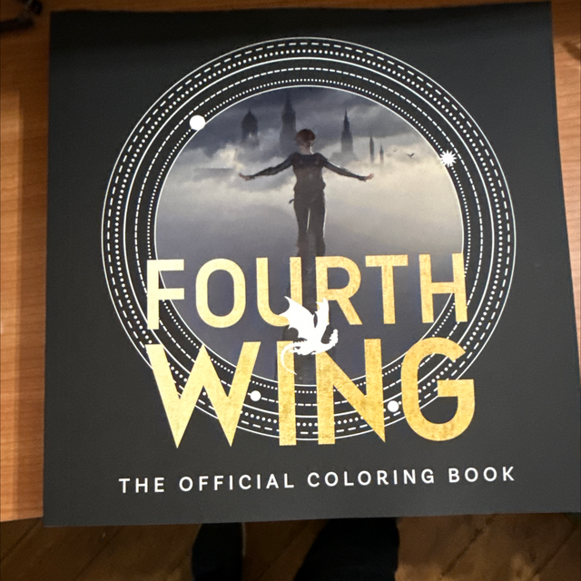 Fourth Wing Colouring Book