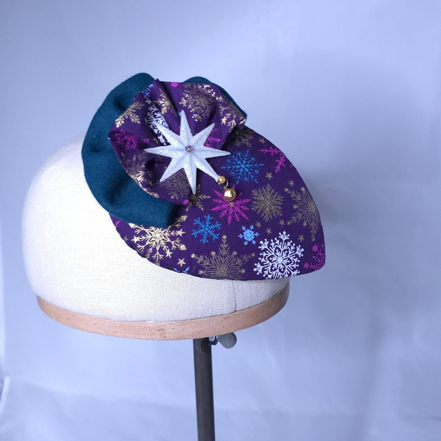 Fascinator goutte de Noël