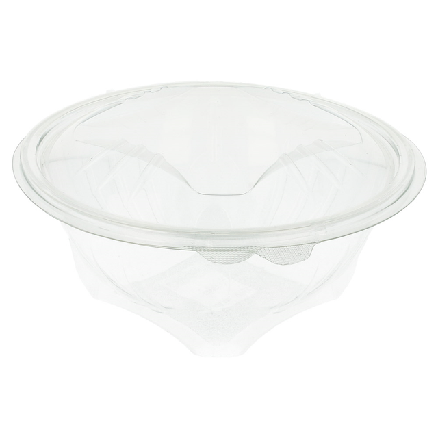 ENSALADERA CON TAPA BISAGRA 1000ml TRANSPARENTE PET (100 un)