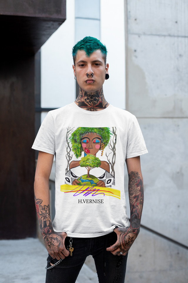 R. c.1 - T-shirt unisexe - Nouveau monde
