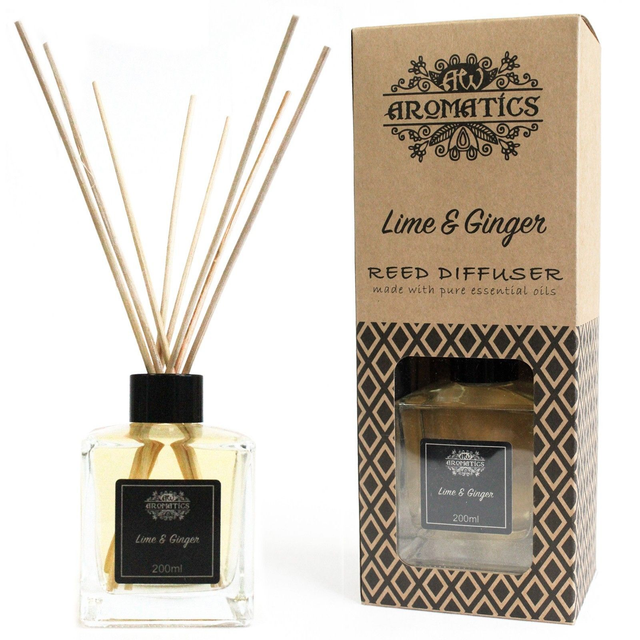 Diffuseur à Rotin - Citron Vert &amp; Gingembre